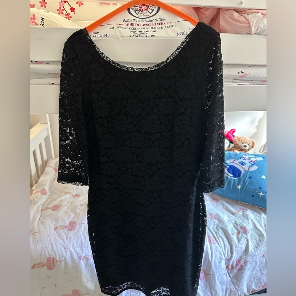 Eliza J black dress